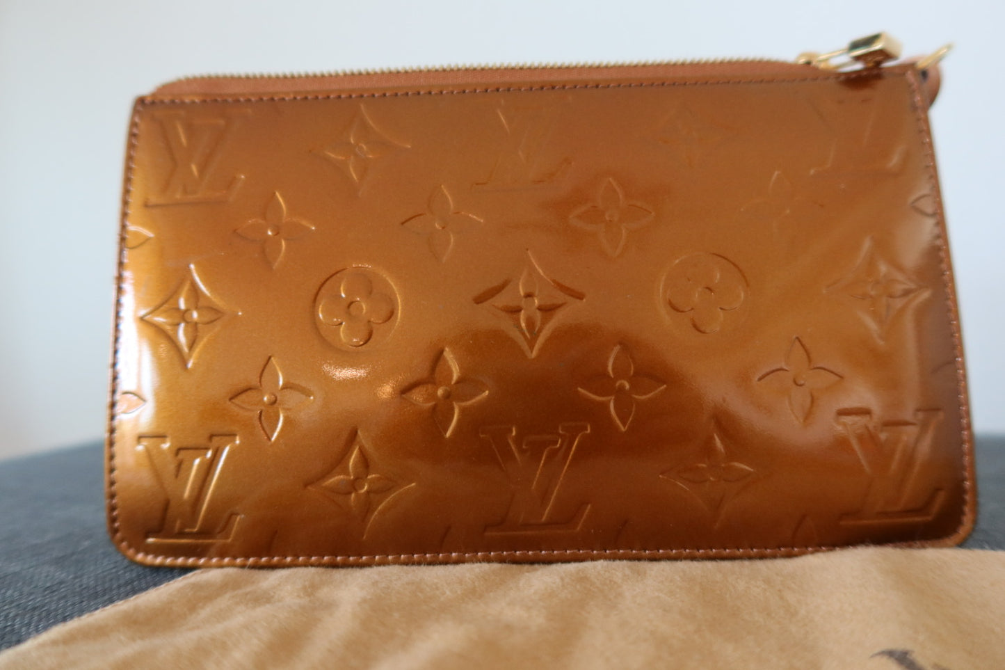 Gold Louis Vuitton Monogram Vernis Lexington