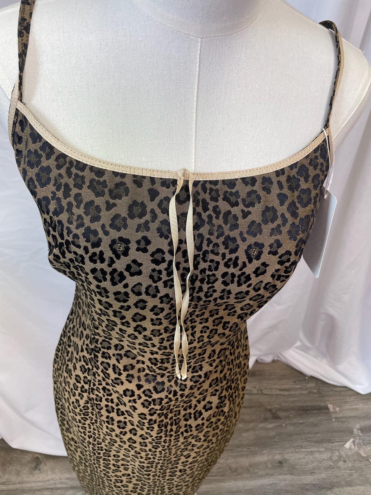 Fendi Leopard Print Midi Dress