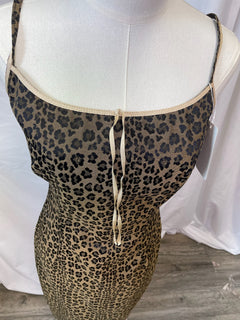 Fendi Leopard Print Midi Dress