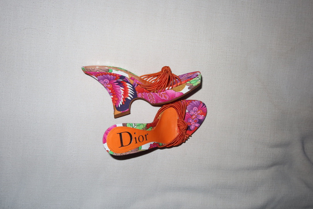 Dior Orange Wedges