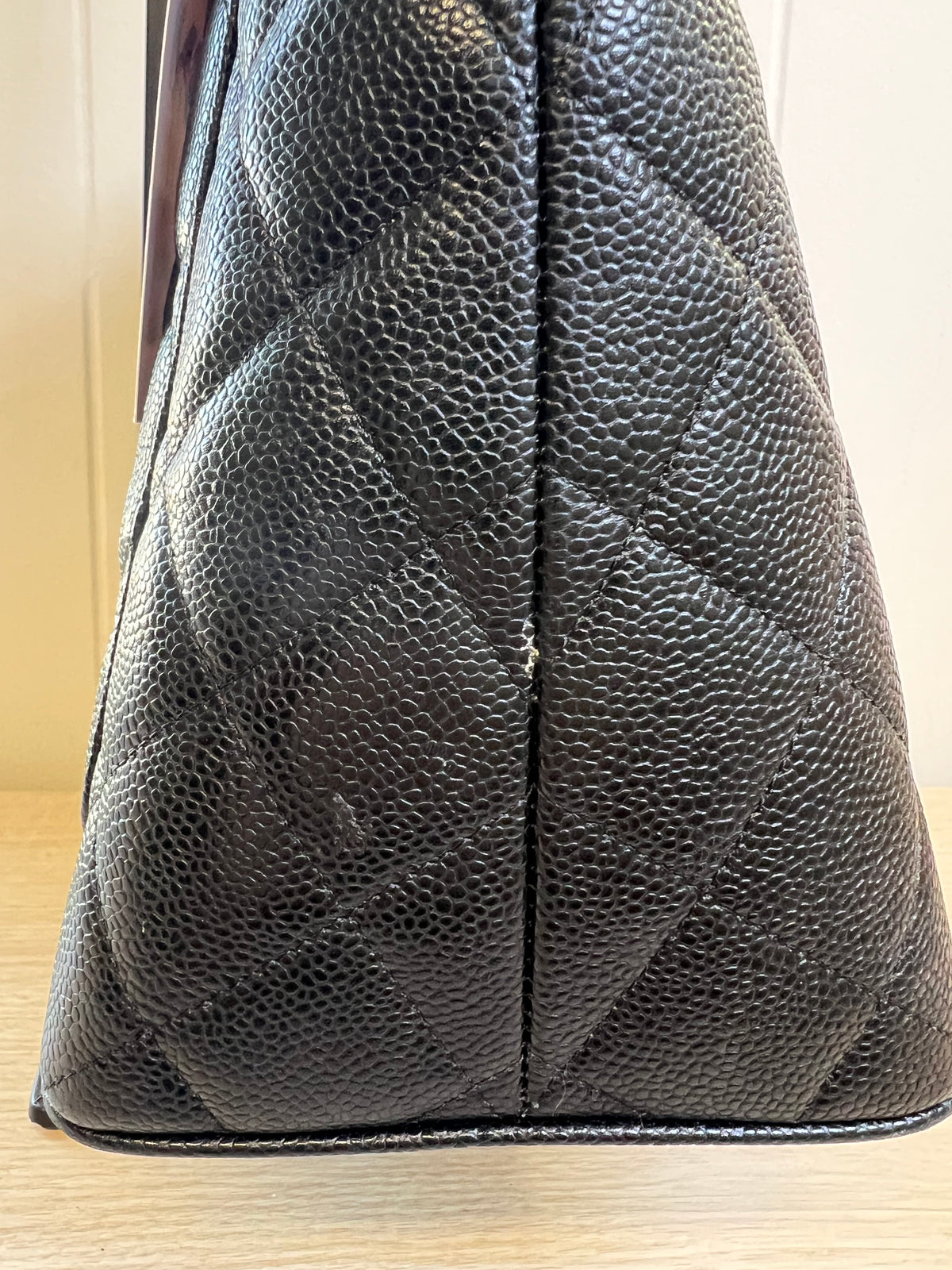 CHANEL Caviar Leather Tote Bag