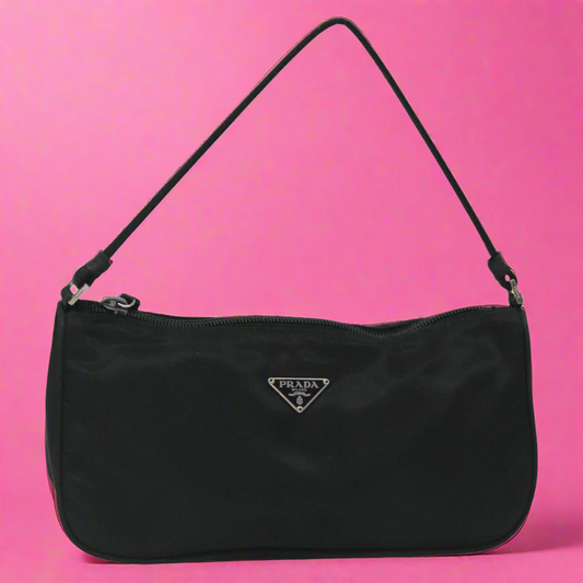 Prada Pochette Nylon Black