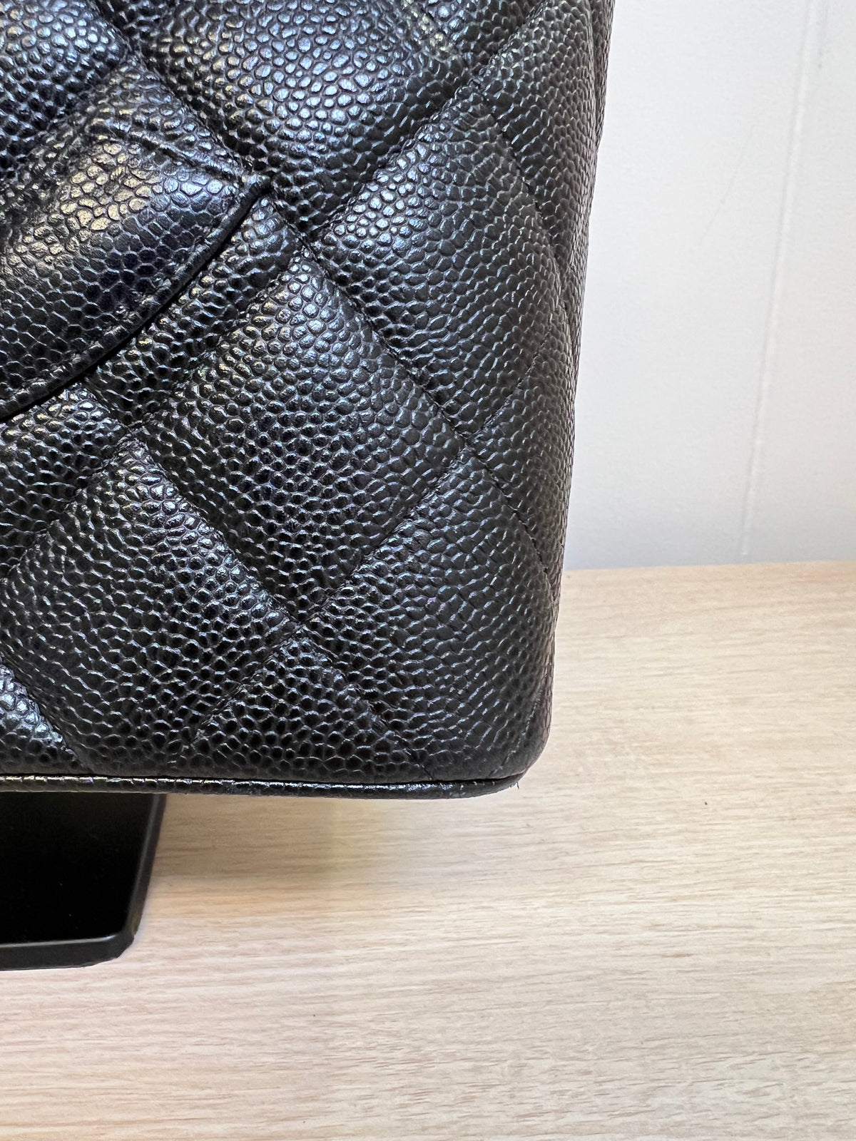 CHANEL Caviar Leather Tote Bag