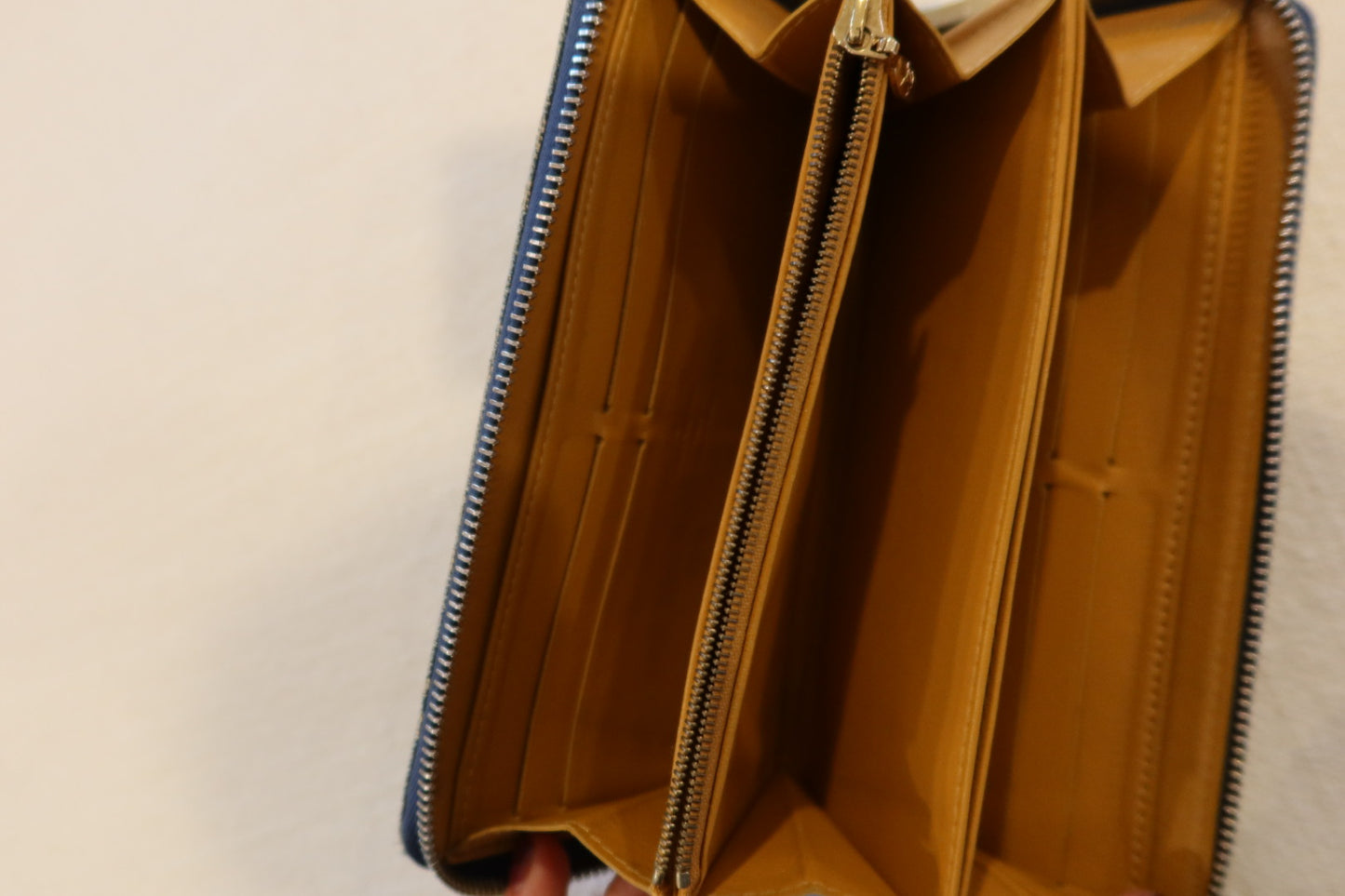 Louis Vuitton Blue Monogram Denim Zippy Wallet