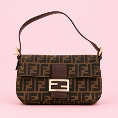 Fendi Baguette Canvas Zucca Print