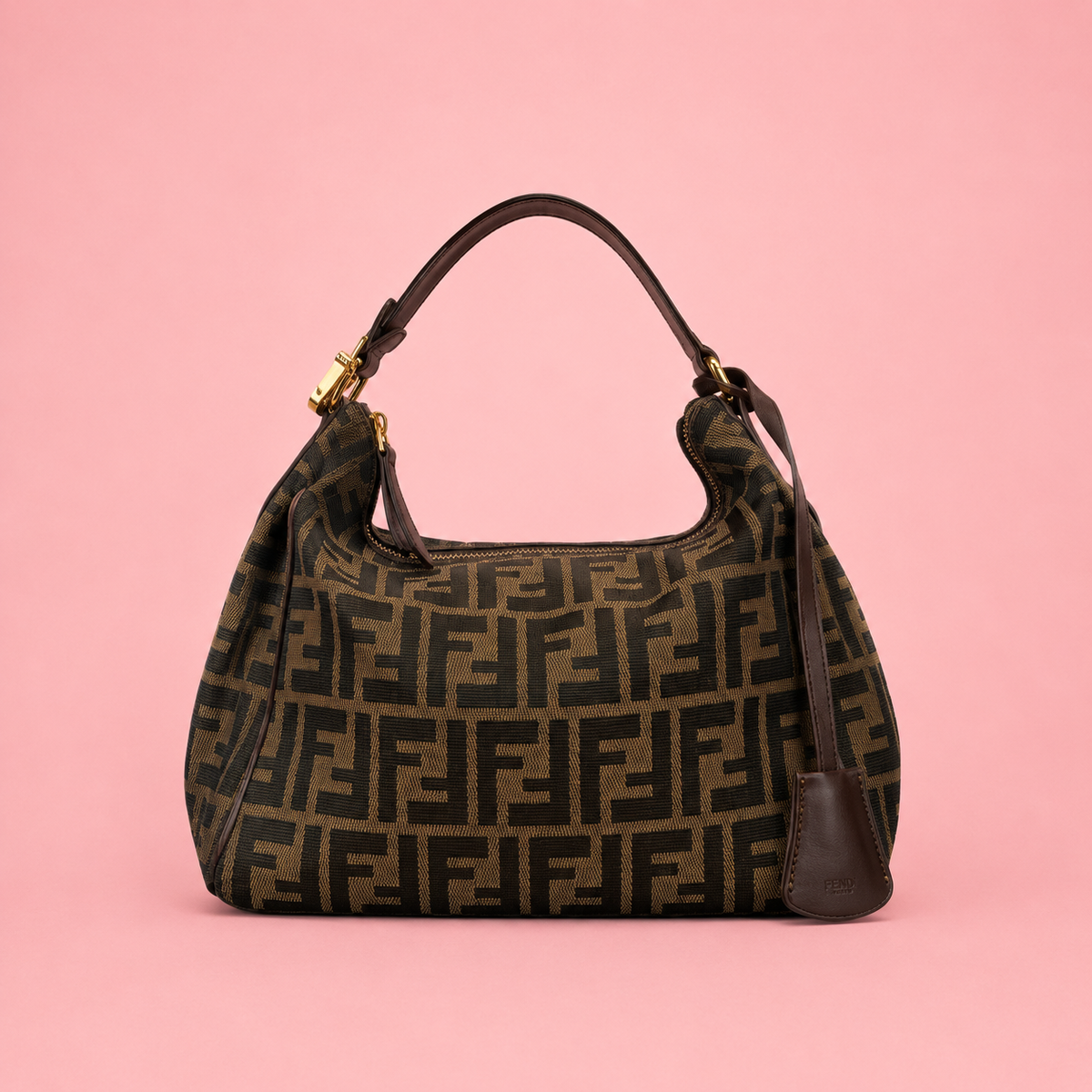 Fendi Zucca Print Vanity Clutch