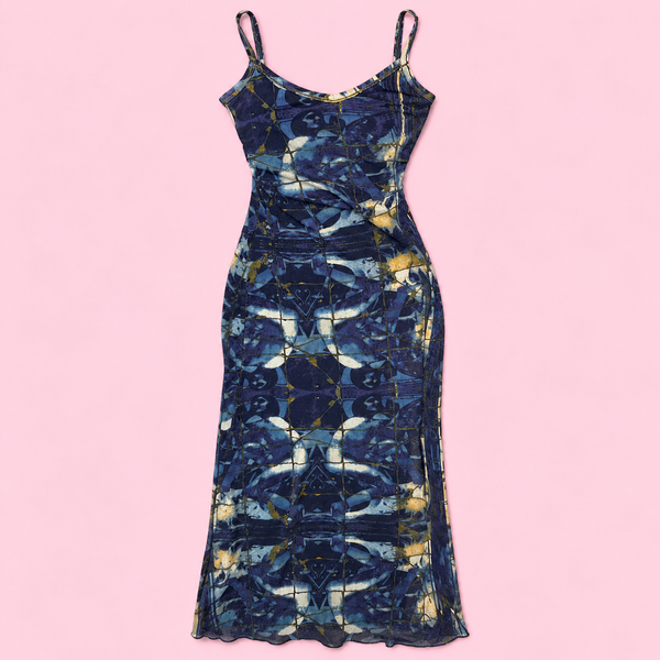 Gaultier Print Maxi Dress