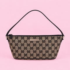 Gucci Monogram Boat Bag Pochette