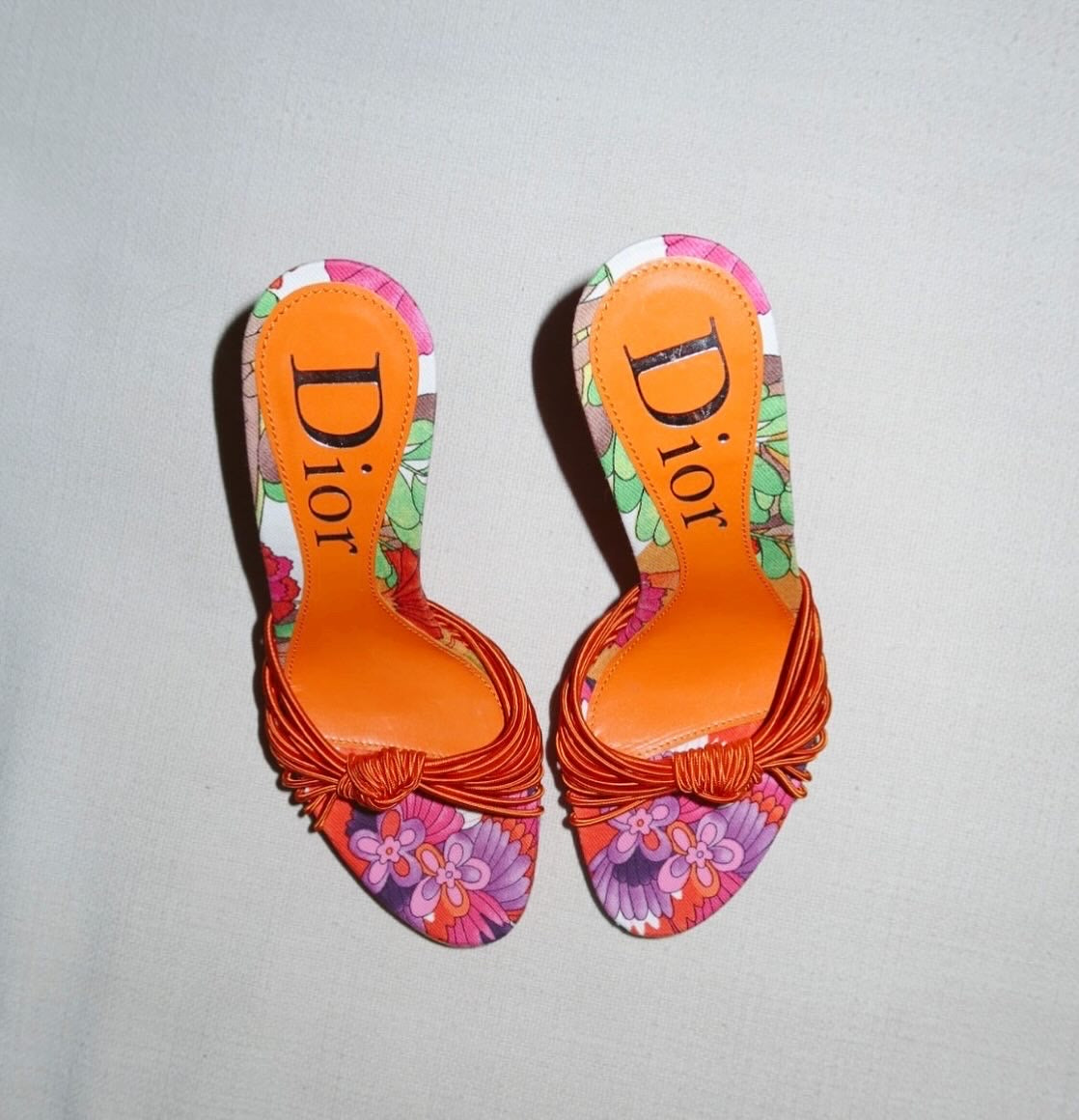 Dior Orange Wedges