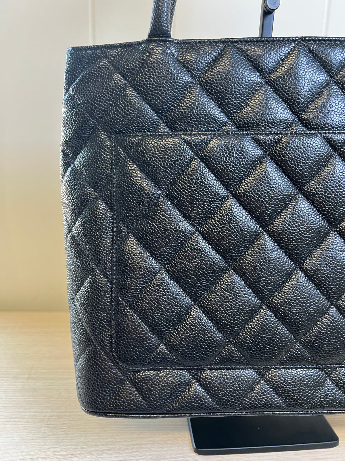 CHANEL Caviar Leather Tote Bag