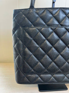 CHANEL Caviar Leather Tote Bag
