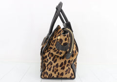 Céline Leopard Calf Hair Luggage Tote - Phoebe Philo Era