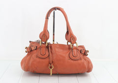 Chloé Paddington Leather Satchel in Cognac - Phoebe Philo Era