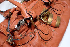Chloé Paddington Leather Satchel in Cognac - Phoebe Philo Era