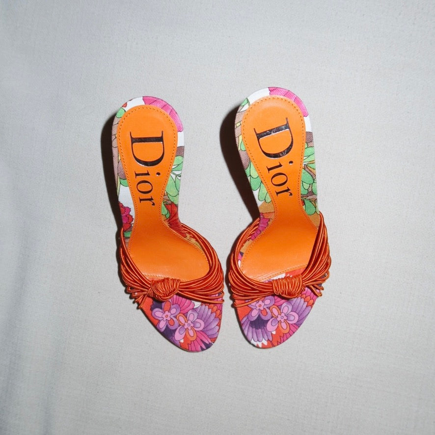 Dior Orange Wedges