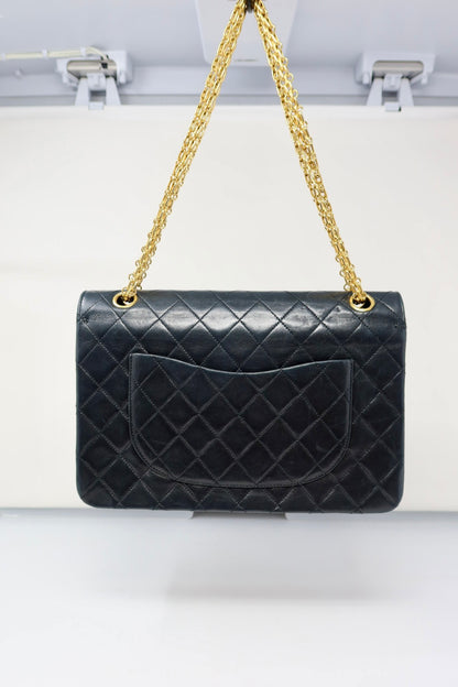 Chanel Classic Double Flap Black Matelassé Lambskin