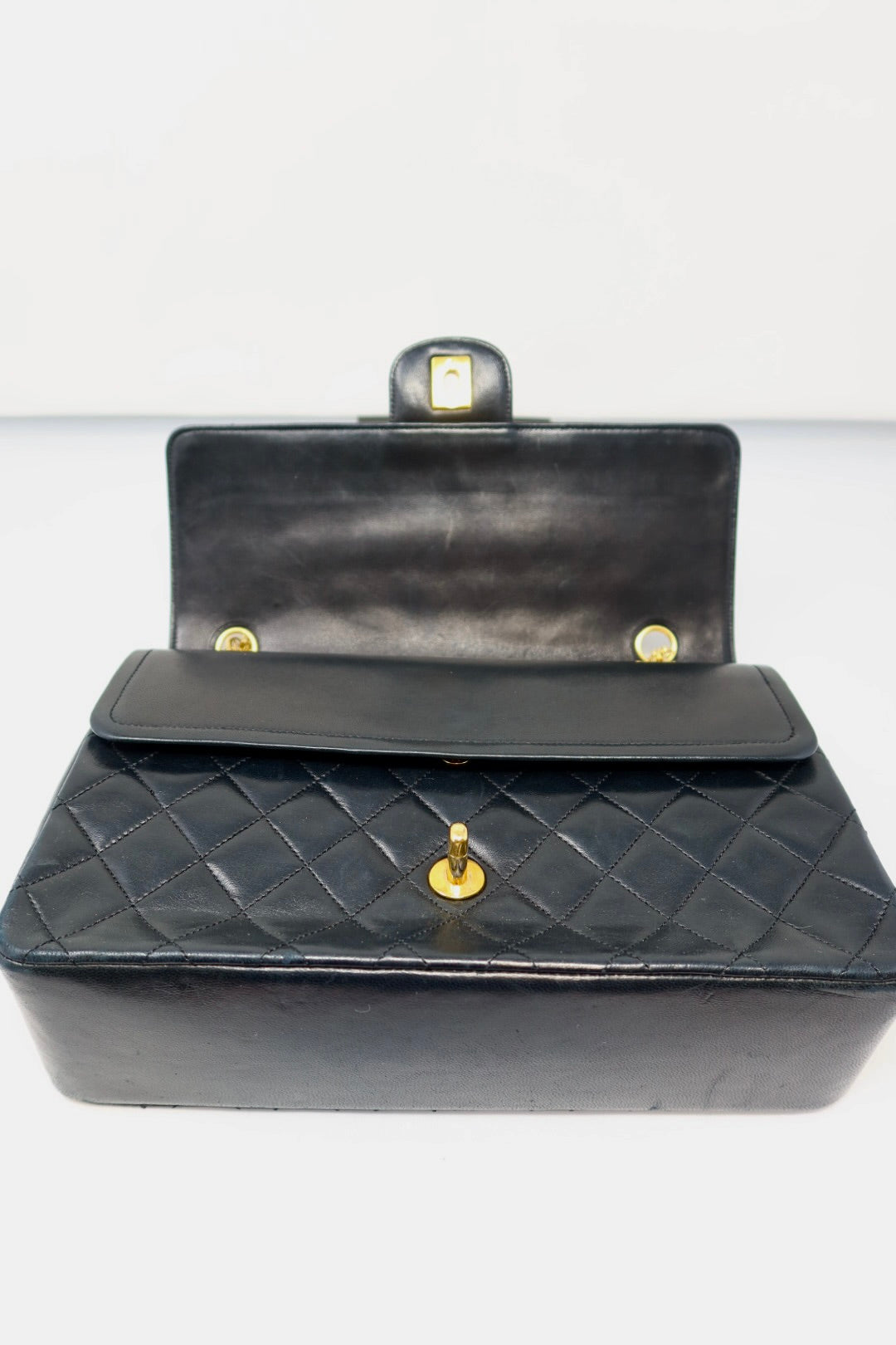 Chanel Classic Double Flap Black Matelassé Lambskin