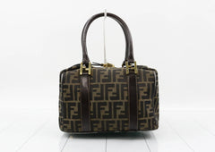 Fendi Zucca Mini Boston Bag