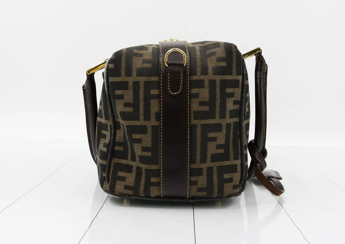 Fendi Zucca Mini Boston Bag