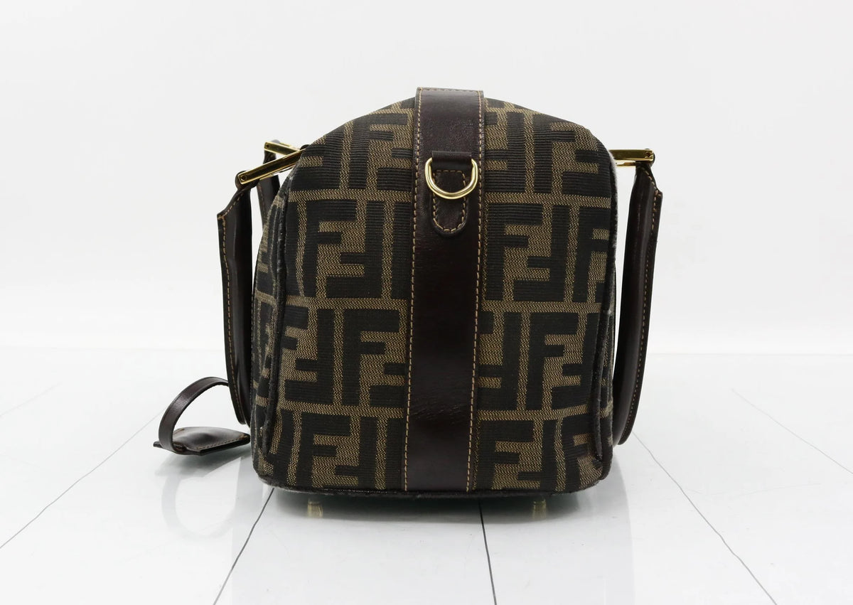 Fendi Zucca Mini Boston Bag
