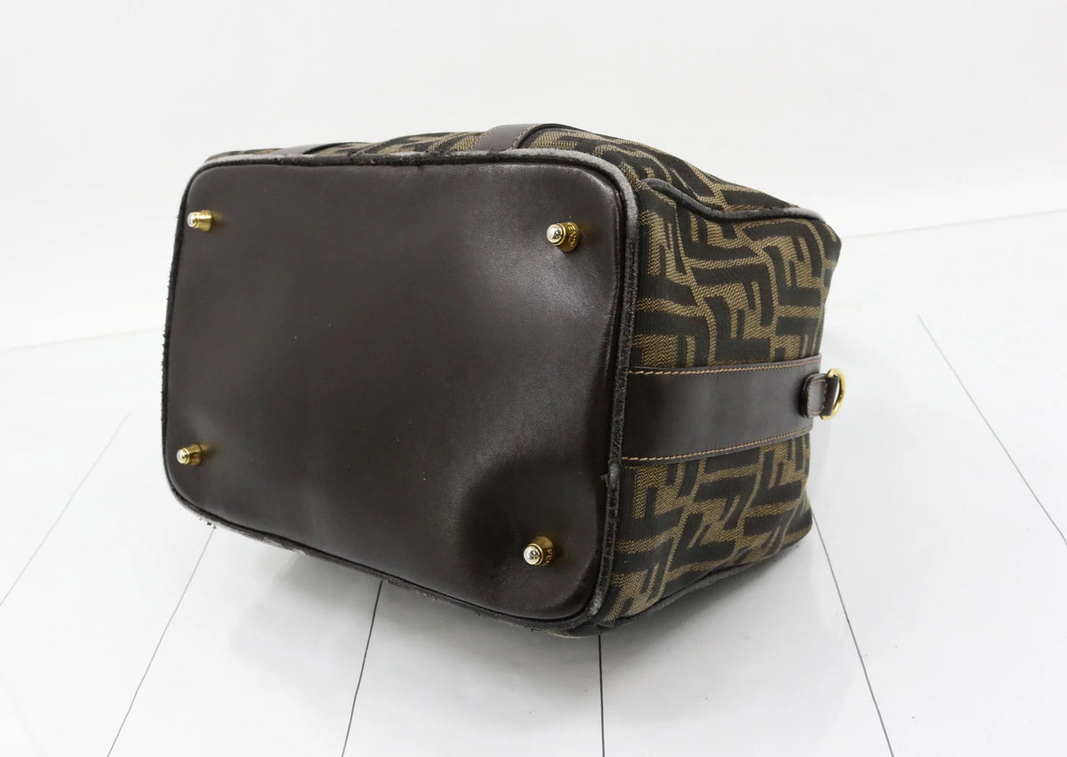 Fendi Zucca Mini Boston Bag