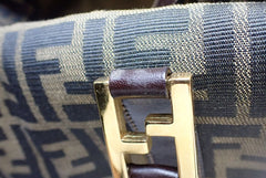 Fendi Zucca Mini Boston Bag
