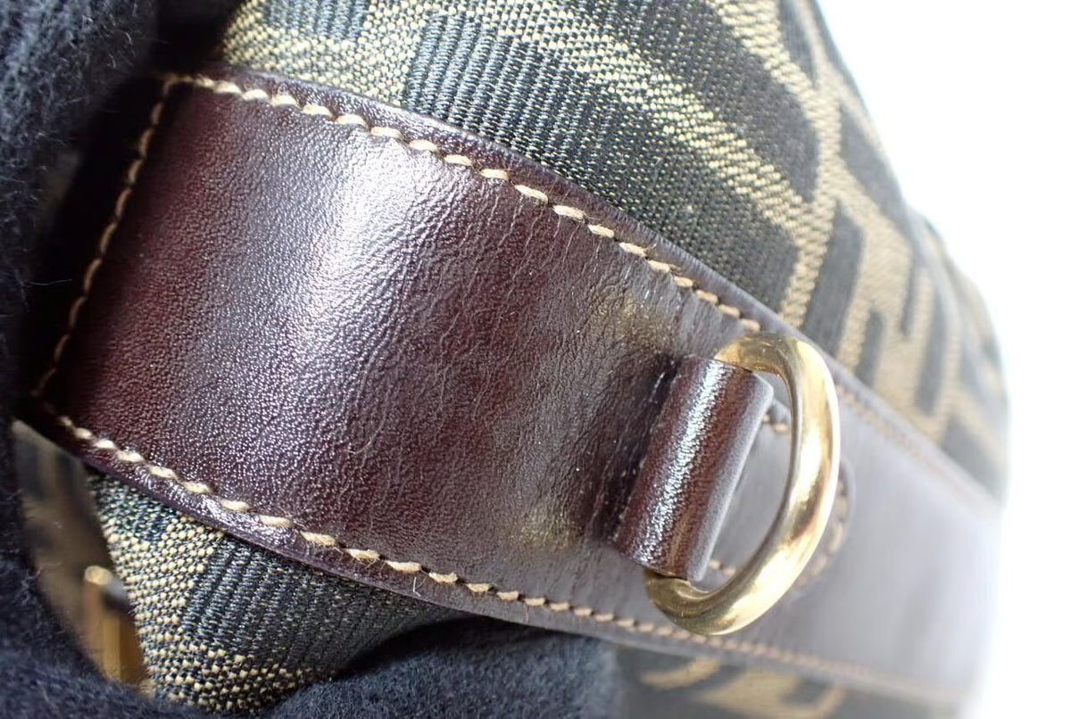 Fendi Zucca Mini Boston Bag