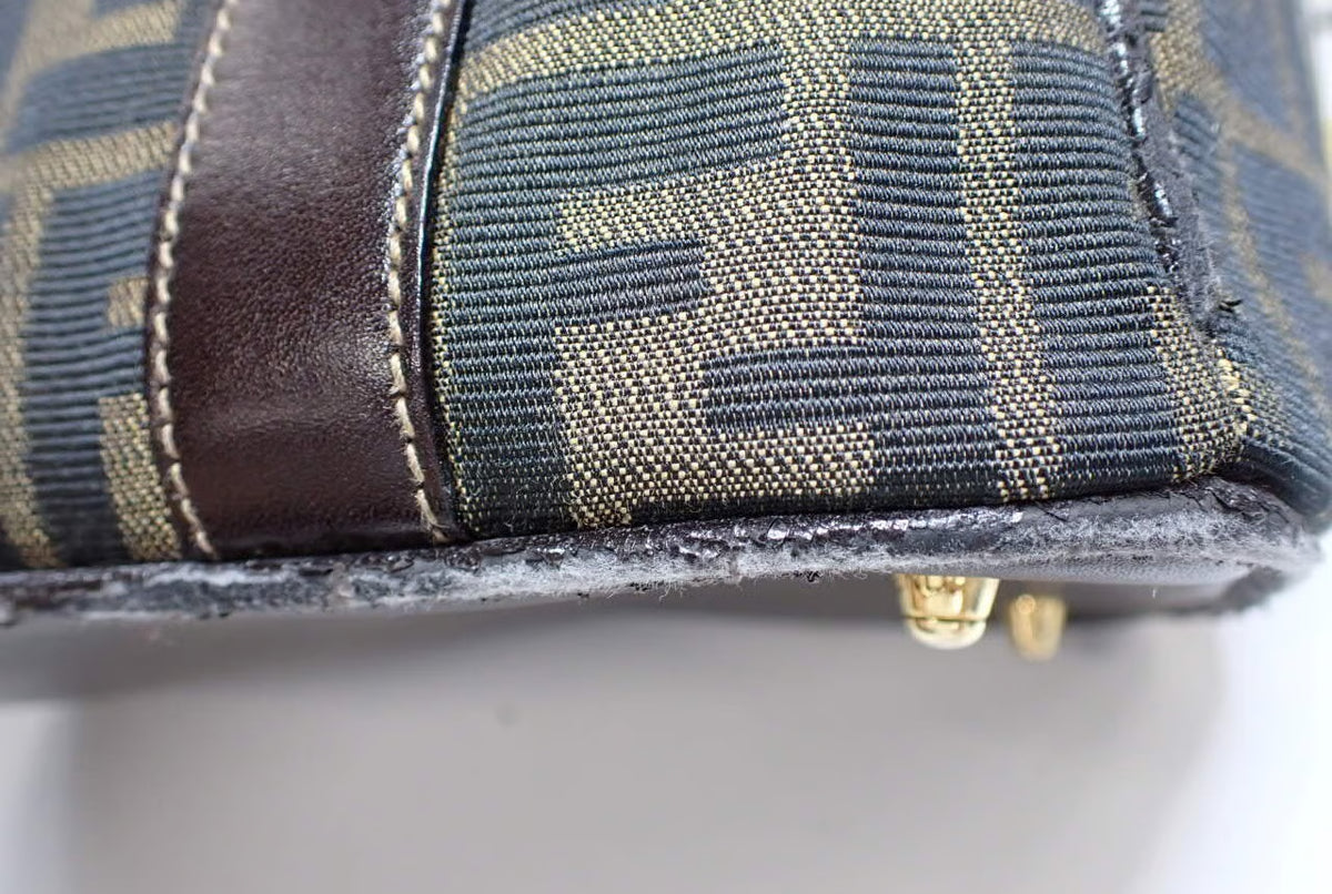 Fendi Zucca Mini Boston Bag