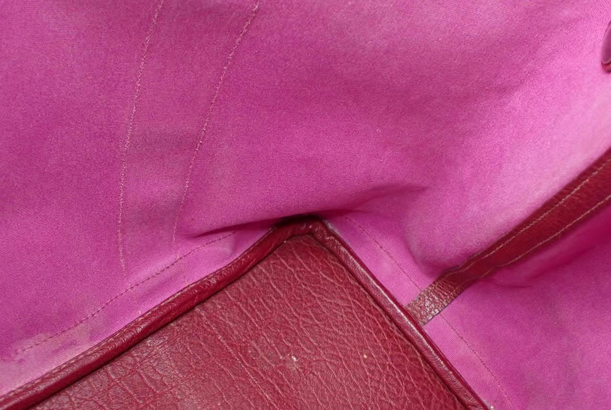 Hermès Garden Party Canvas Tote in Rouge H