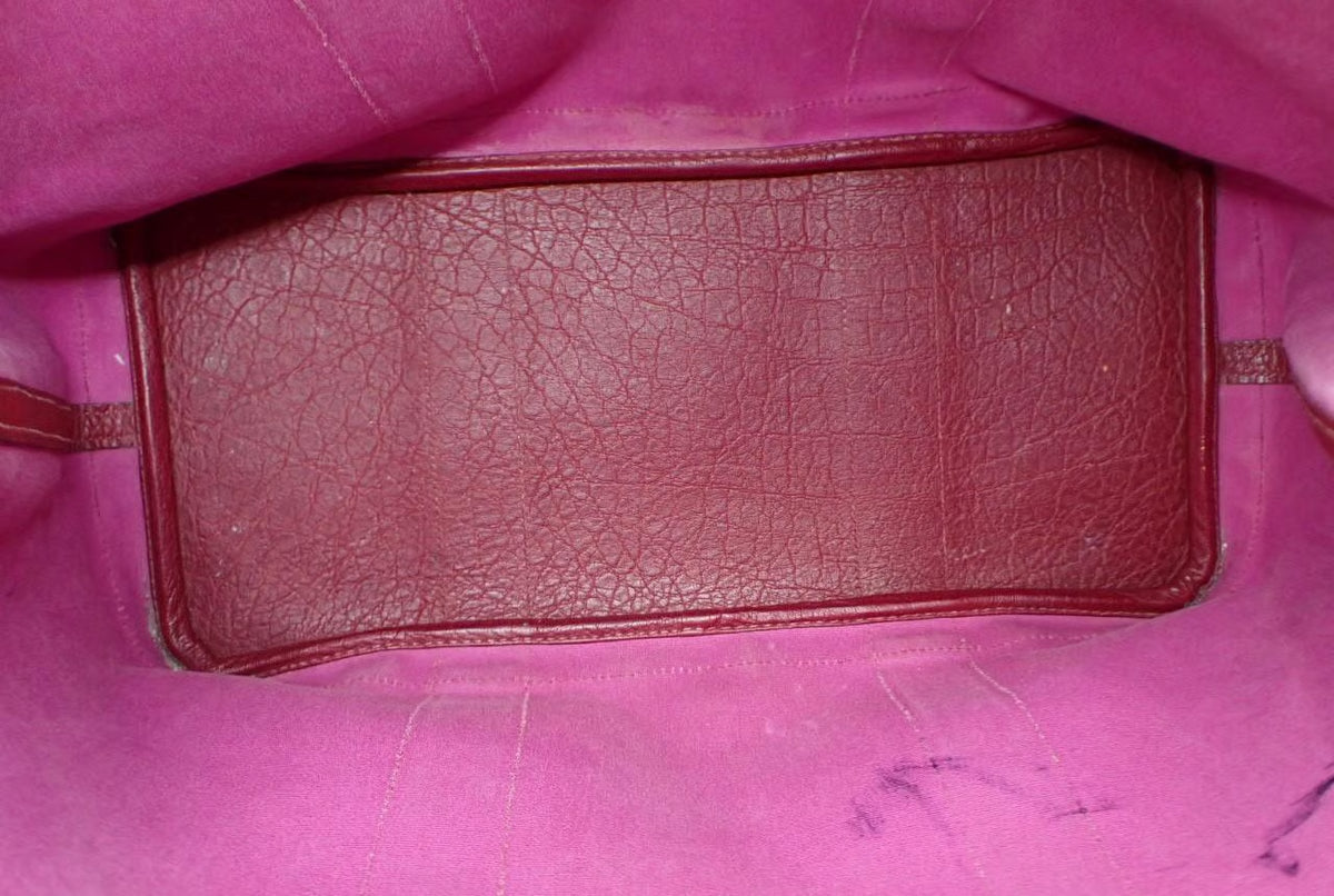 Hermès Garden Party Canvas Tote in Rouge H