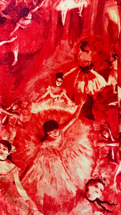 2004 JPG (Jean Paul Gaultier) ballerina print mini dress