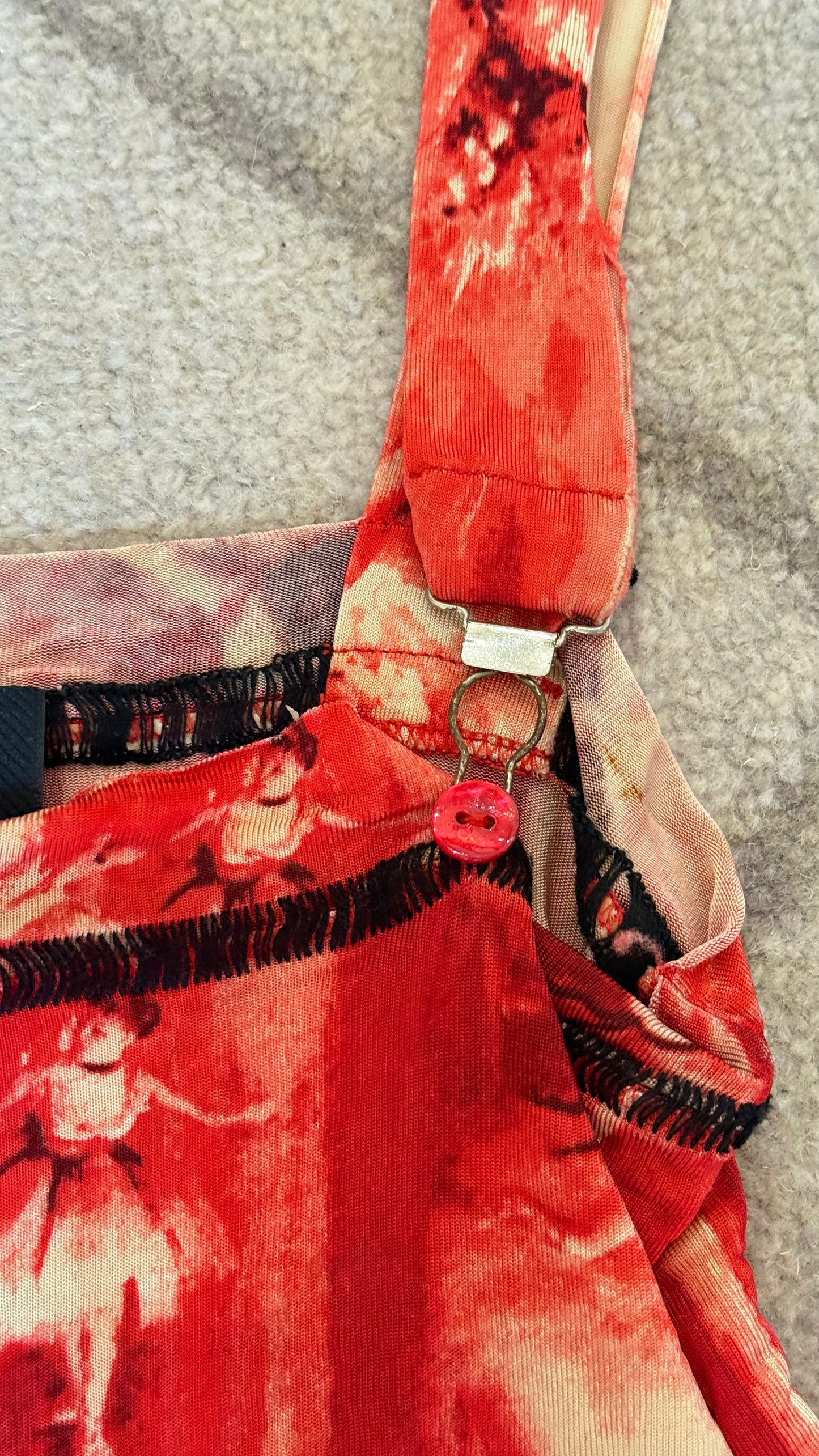 2004 JPG (Jean Paul Gaultier) ballerina print mini dress