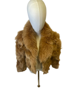Vintage Caramel Fur Jacket