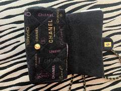 Chanel Black Denim Flap Bag