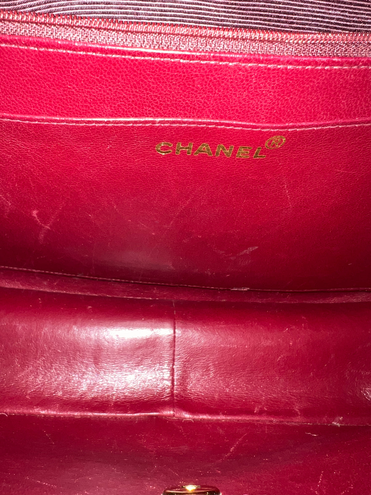 CHANEL Matelasse Lamb Skin Maxi Single Flap Bag
