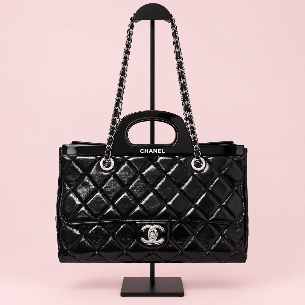 CHANEL Delivery Tote in Glazed Black