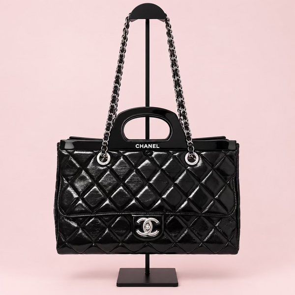 CHANEL Delivery Tote in Glazed Black