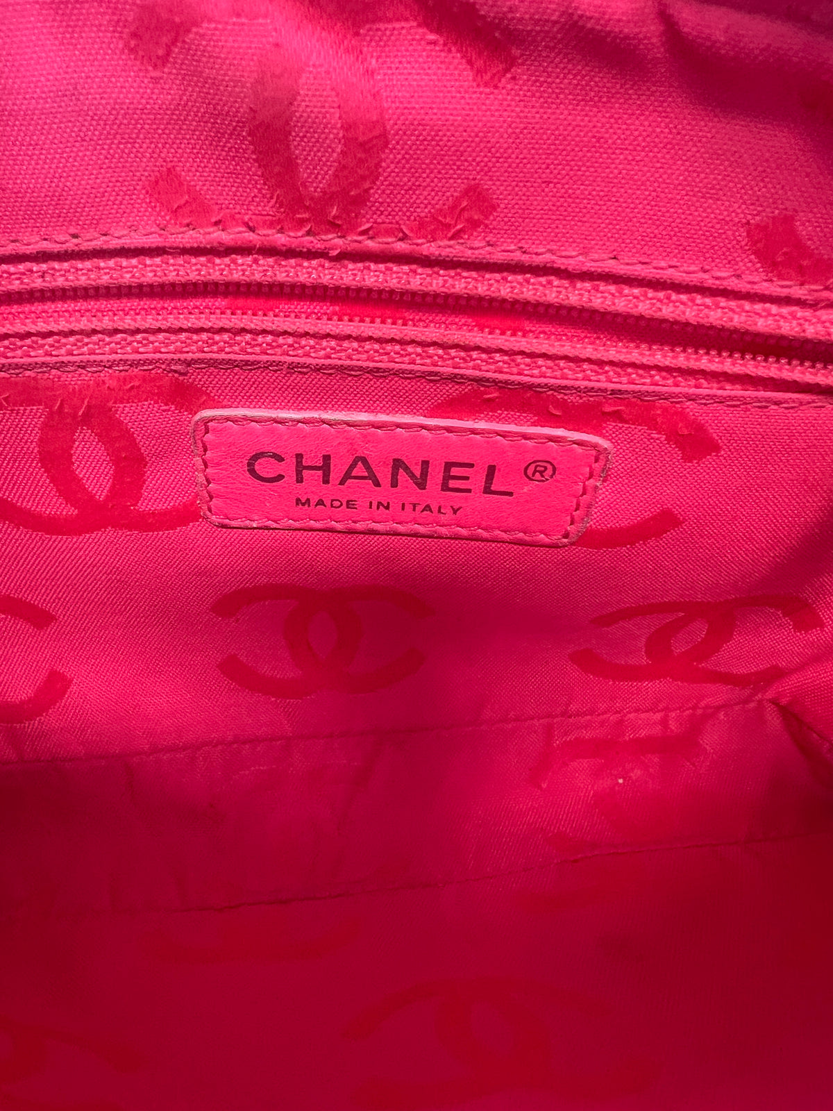 Chanel Cambon Ligne Black Quilted Lambskin Pochette Shoulder Bag
