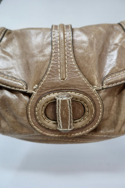 Prada Gray Hobo Bag