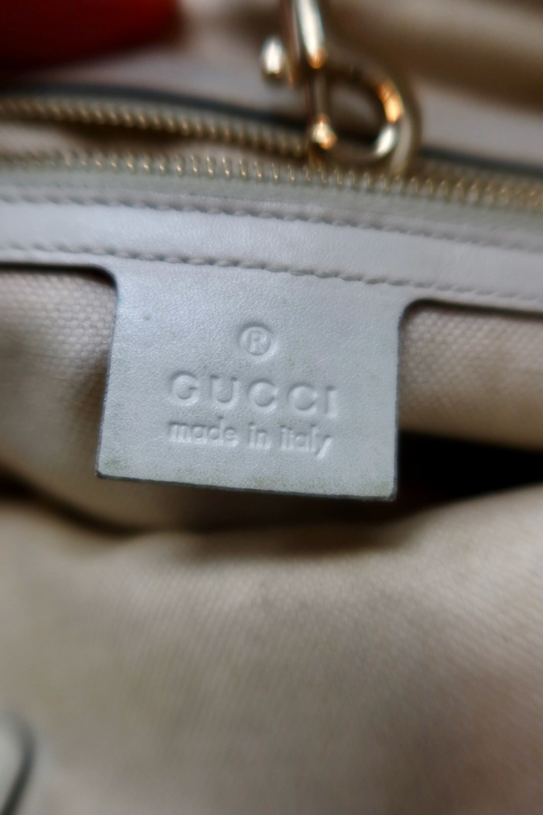 Gucci White Bag
