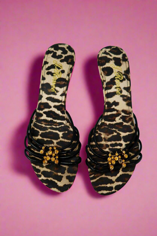 Vintage Cheetah Heels - 8.5 US