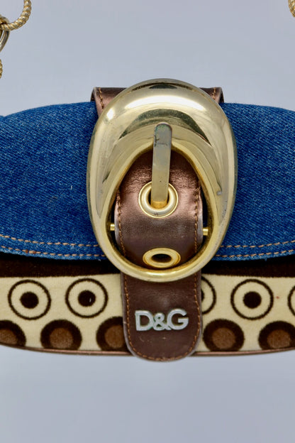 Dolce & Gabbana Multi Color Saddle