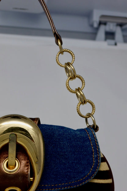 Dolce & Gabbana Multi Color Saddle