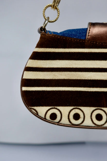 Dolce & Gabbana Multi Color Saddle