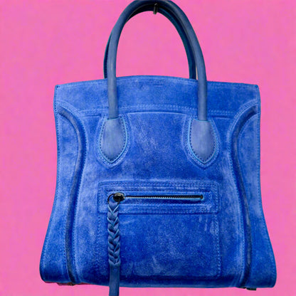 Celine Suede Blue Phantom