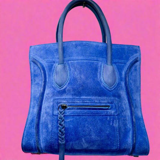 Celine Suede Blue Phantom