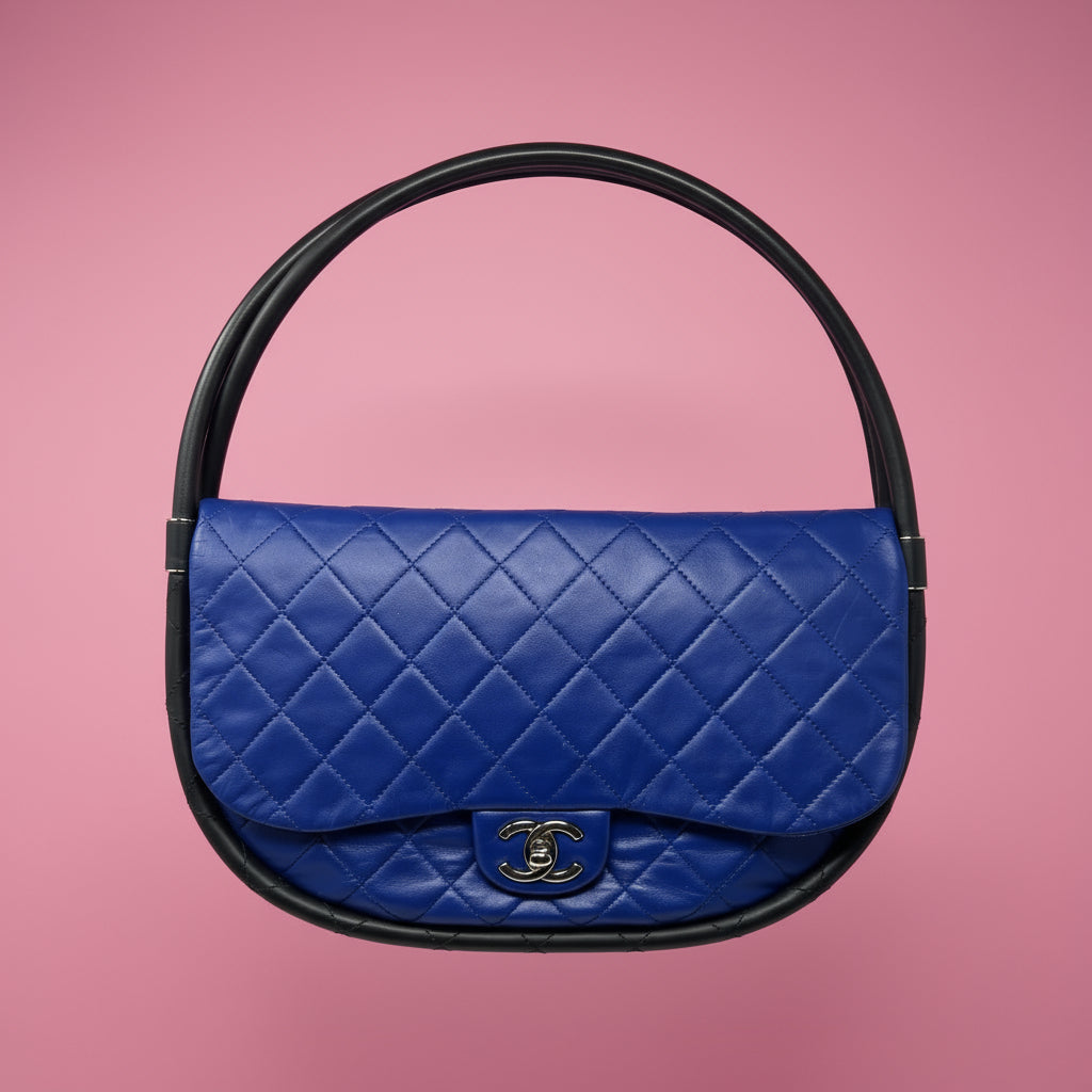 Chanel Medium HulaHoop Blue