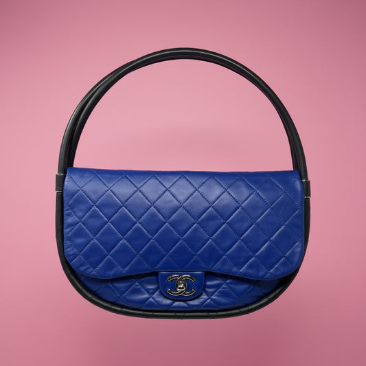 Chanel Medium HulaHoop Blue