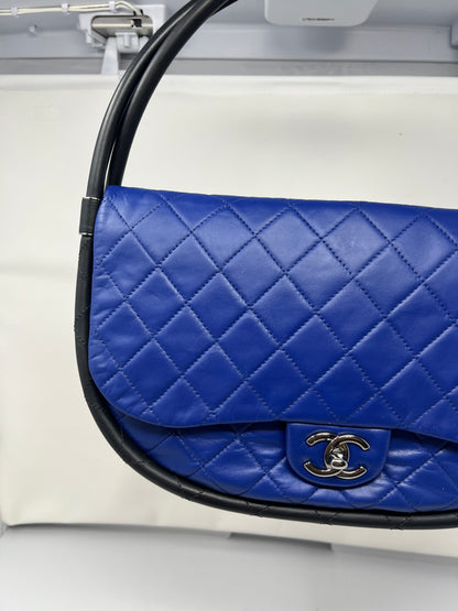Chanel Medium HulaHoop Blue