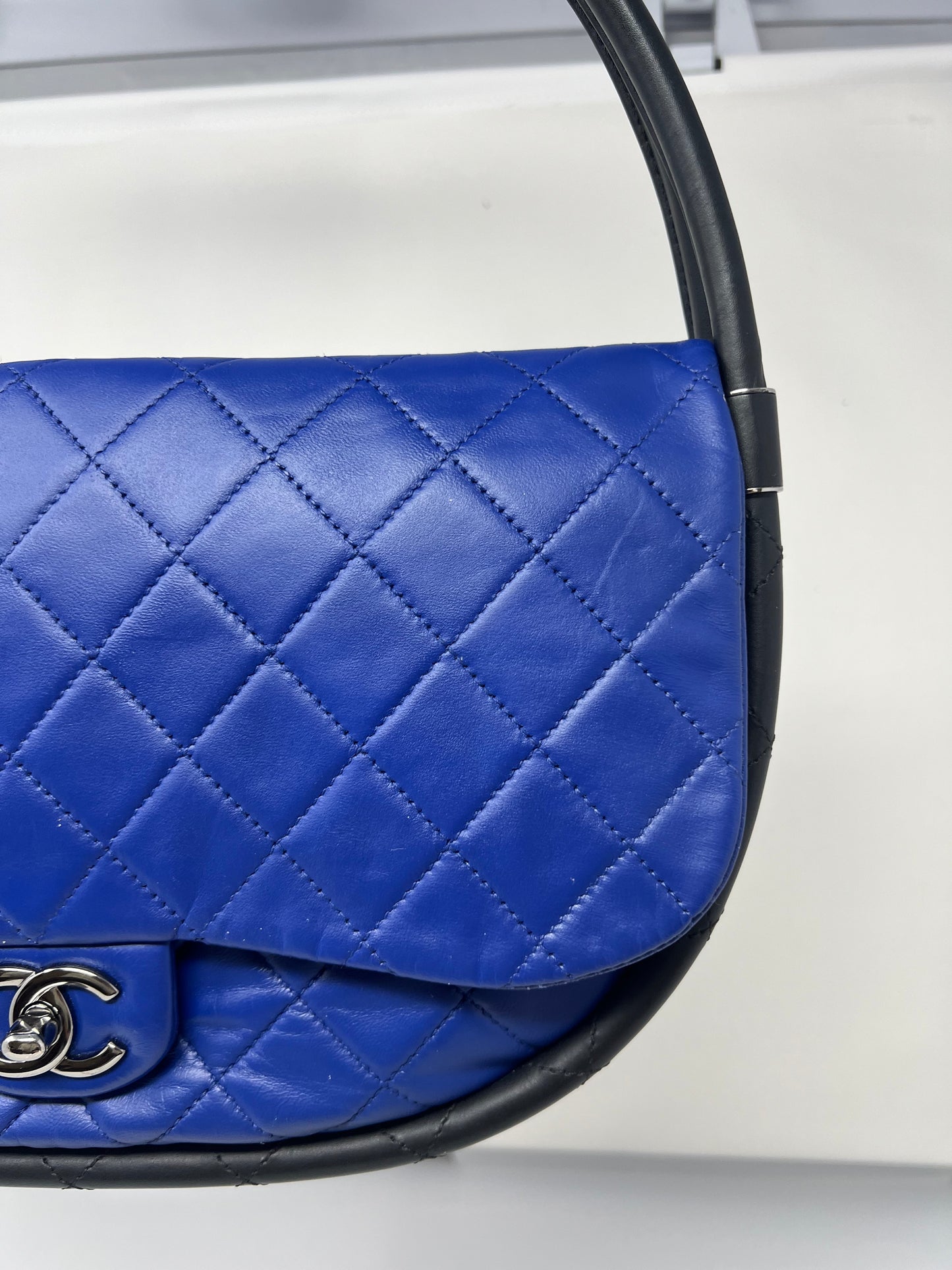 Chanel Medium HulaHoop Blue